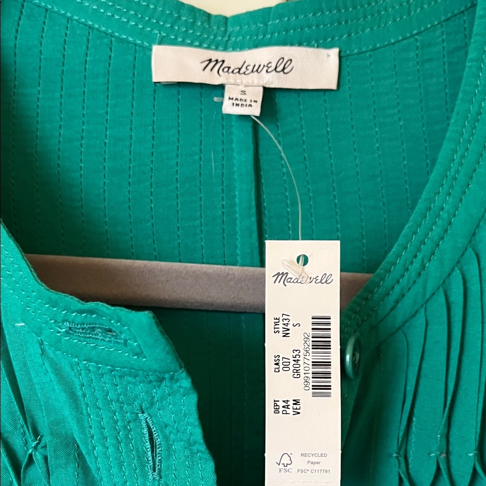 Madewell smocked dress - Picture 3 of 4